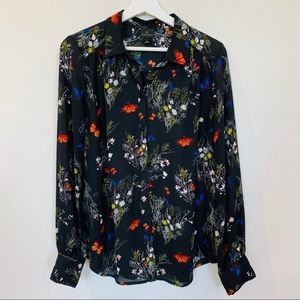 Women’s Worthington Floral Print Blouse - Large